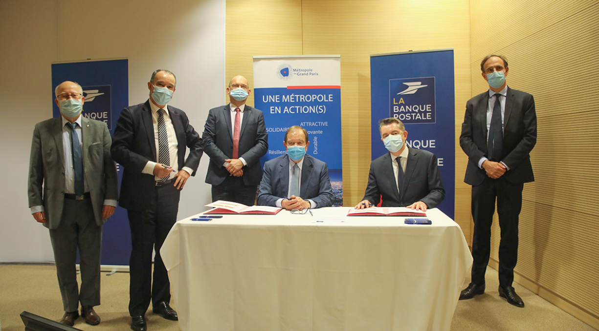 La Banque Postale - La Métropole du Grand Paris - Signature convention partenariat