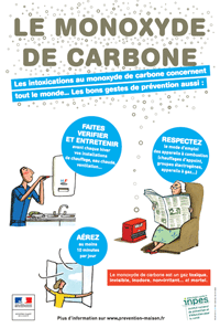 En période de froid Météo France prévient des risques d’intoxications au monoxyde de carbone