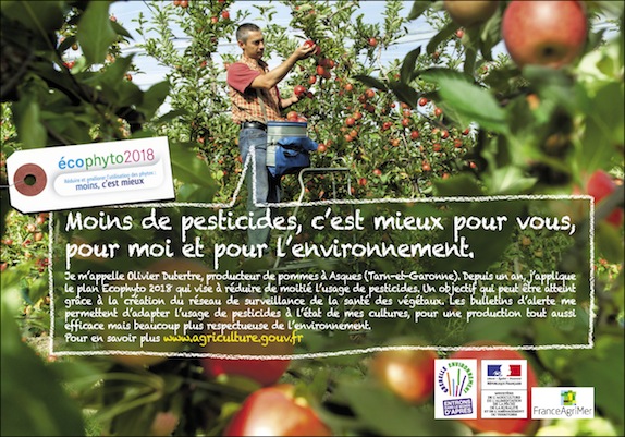 Baisse de l’utilisation de pesticides en 2012