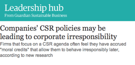Les discours RSE, vernis des comportements irresponsables ?