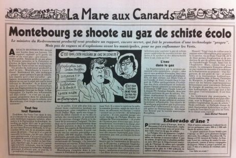Montebourg pour une méthode expérimentale d’exploitation du gaz de schiste