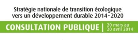 Transition écologique, la consultation publique est lancée