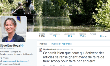 Ségolène Royal dément la hausse des prix de l’électricité