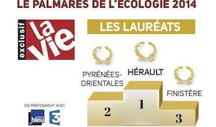 Ecologie, classement La Vie des départements
