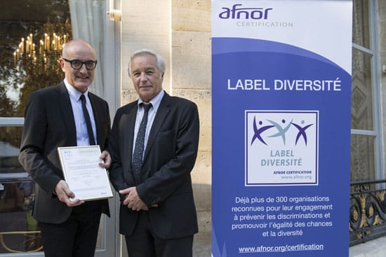 François Rebsamen remet le Label Diversité à neuf organismes
