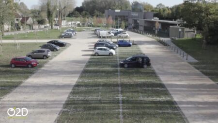 O2d Environnement Parking Vegetalise Permeable