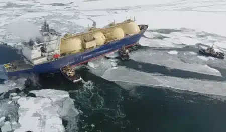 40 % du pétrole russe bloqué : la mer Baltique recouverte de glace