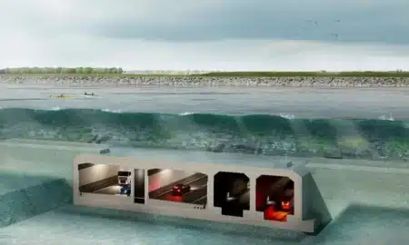 Sous la mer, des blocs géants de 73 000 tonnes s’emboîtent pour créer un tunnel de 18 km