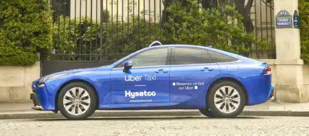 Uber Hydrogene Hysetco Mobilite Decarbonee Taxi