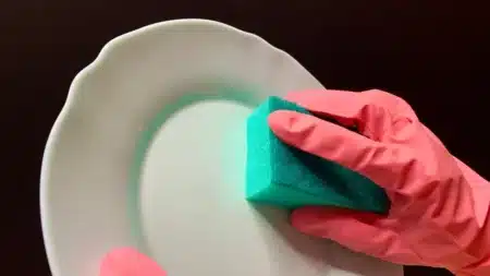 Pourquoi votre éponge de cuisine libère des milliers de microplastiques à chaque vaisselle : une étude alerte sur ce qu'on avale sans le savoir