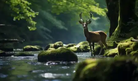 Les Finlandais pulvérisent du spray réfléchissant sur les bois de leurs rennes pour éviter les accidents